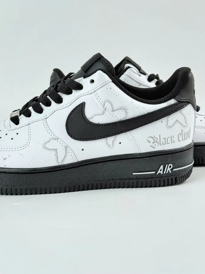 Nike Air Force 1 Low 07 Mystery Rule Black White Gray