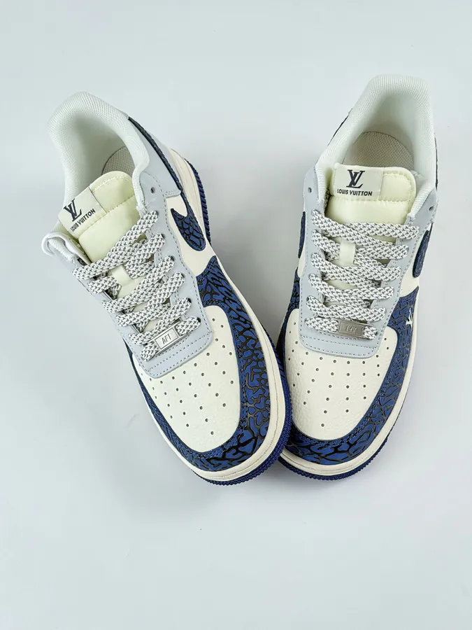 Nike Air Force 1 Low 07 x Louis Vuitton Blue White Gray Starry
