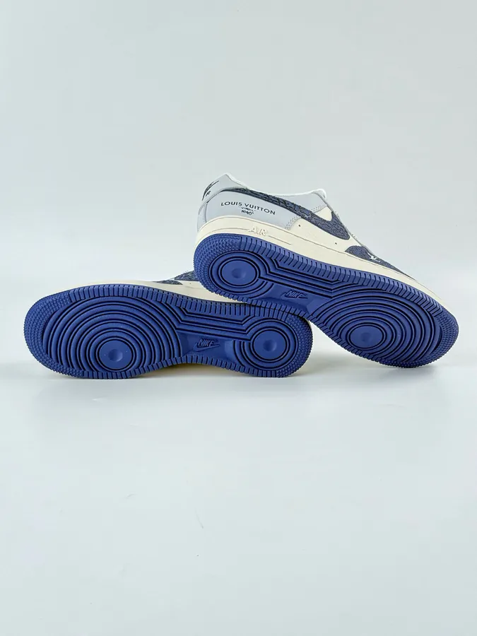 Nike Air Force 1 Low 07 x Louis Vuitton Blue White Gray Starry