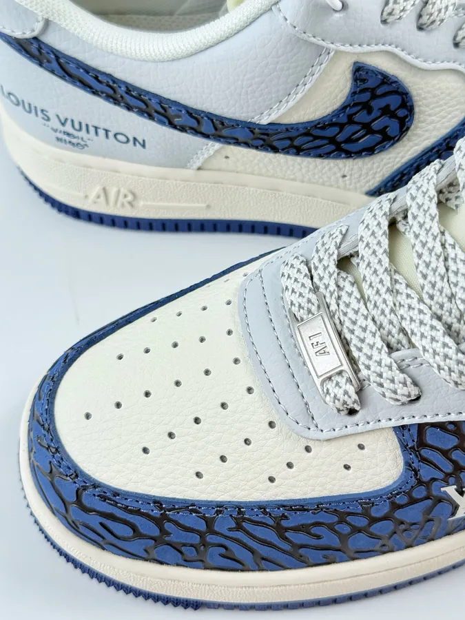 Nike Air Force 1 Low 07 x Louis Vuitton Blue White Gray Starry
