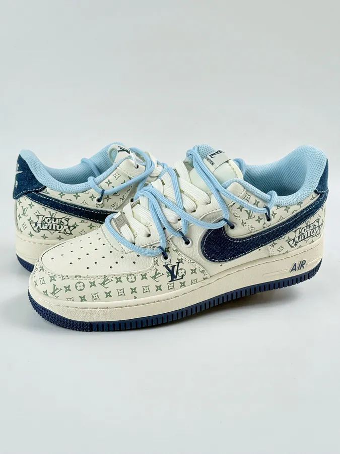 Nike Air Force 1 Low 07 x Louis Vuitton White Blue