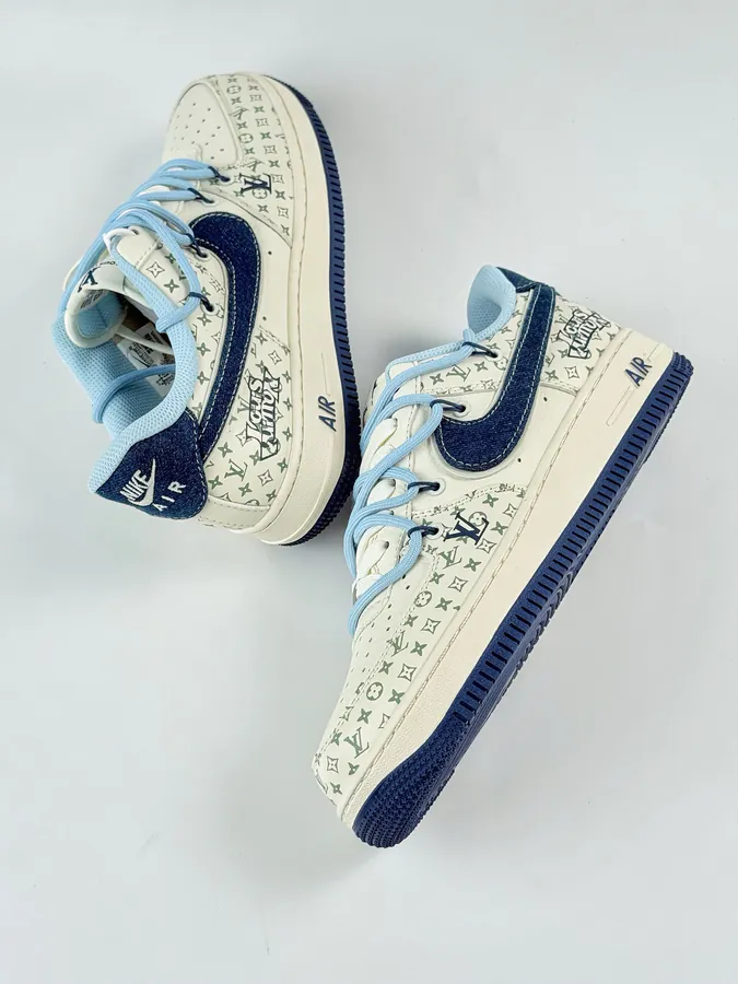 Nike Air Force 1 Low 07 x Louis Vuitton White Blue