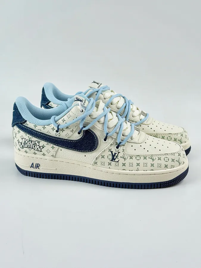 Nike Air Force 1 Low 07 x Louis Vuitton White Blue