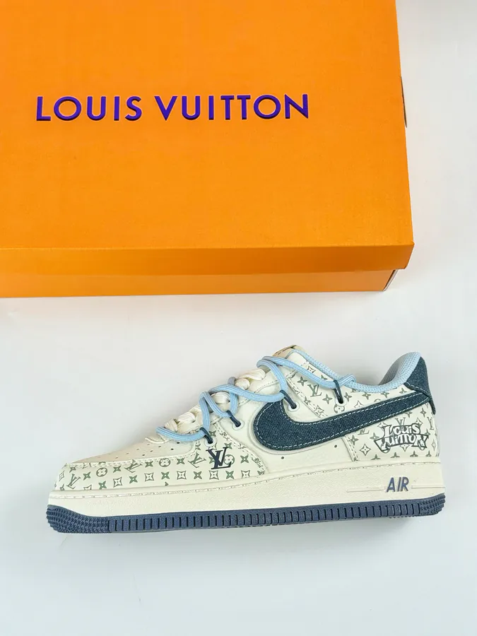 Nike Air Force 1 Low 07 x Louis Vuitton White Blue