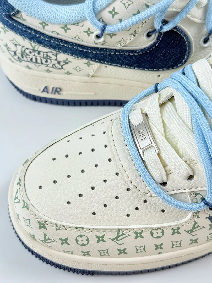 Nike Air Force 1 Low 07 x Louis Vuitton White Blue