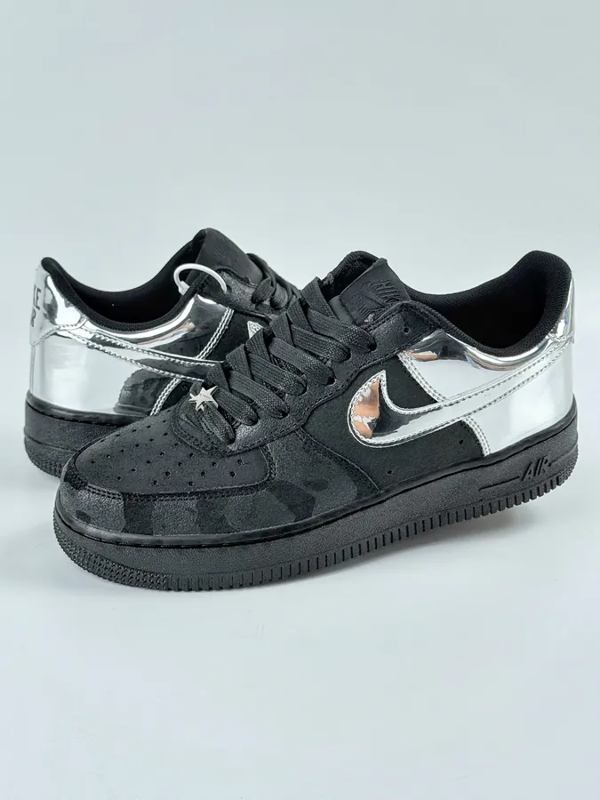 Nike Air Force 1 Low 07 Black Silver