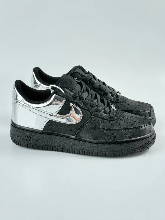Nike Air Force 1 Low 07 Black Silver