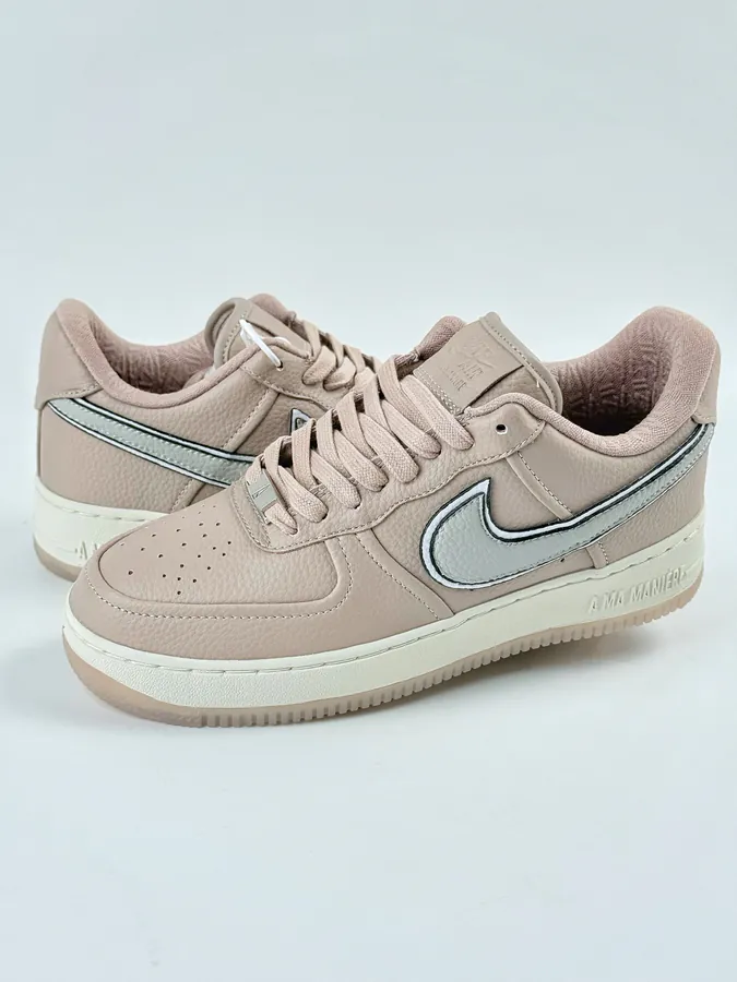 Nike Air Force 1 Low 07 x Ma Maniere in Pink Brown