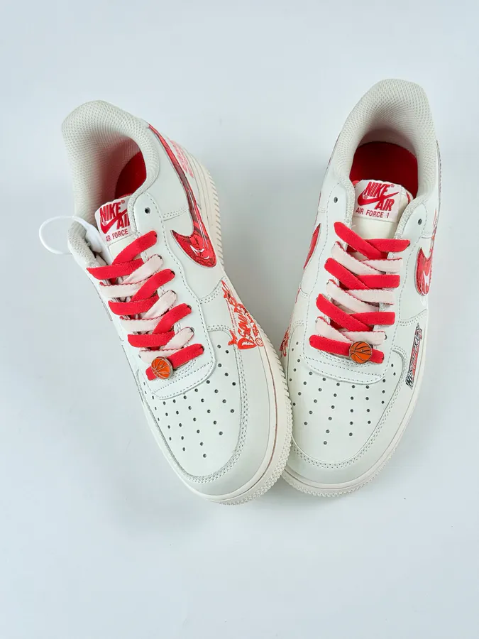Nike Air Force 1 Low 07 x Brain White Red