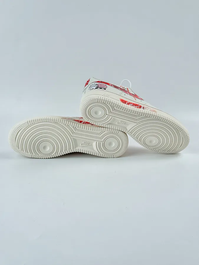 Nike Air Force 1 Low 07 x Brain White Red