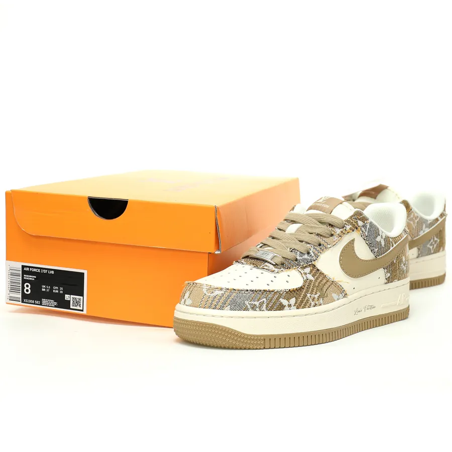 Louis Vuitton x Air Force 1 07 8 Low Monogram Series Low Top Sneaker