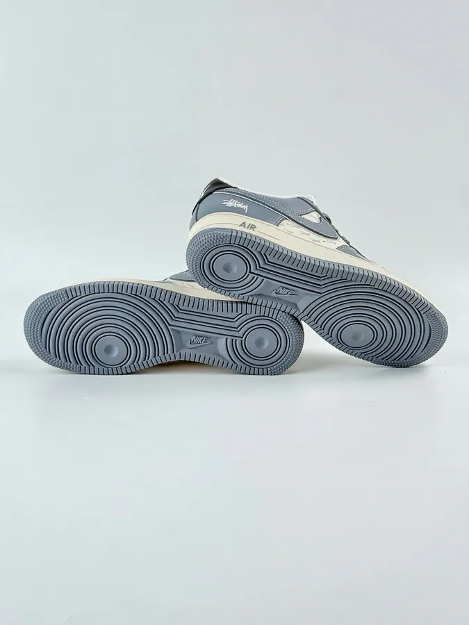 Nike Air Force 1 Low 07 x Stussy Blue and White Stripes