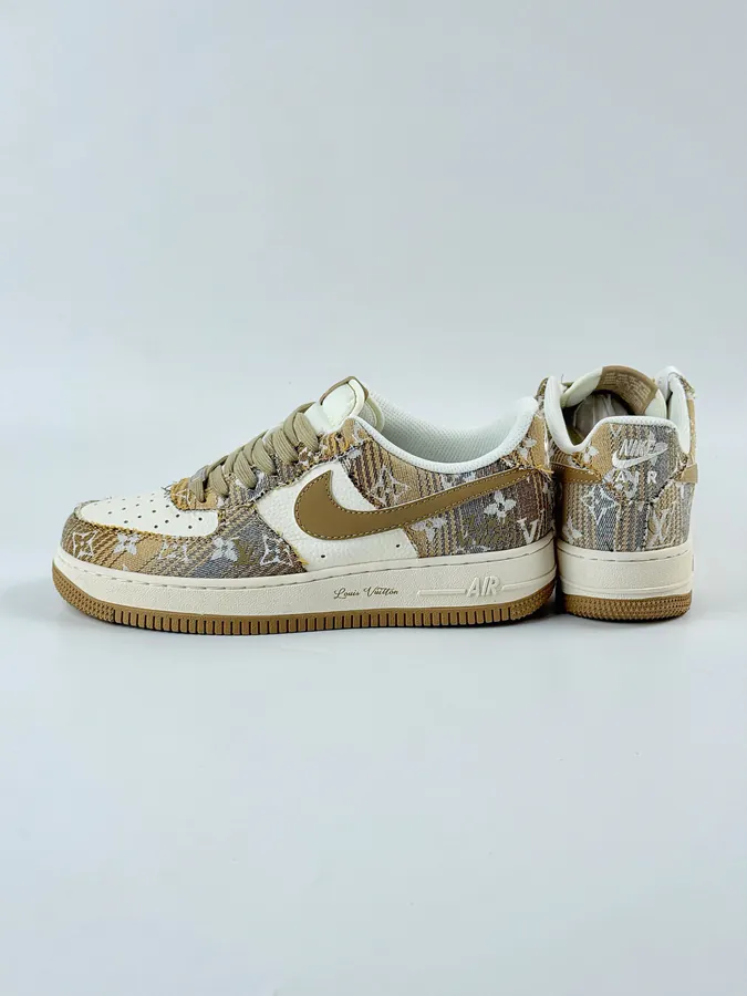 Nike Air Force 1 Low 07 x Louis Vuitton Yellow and White