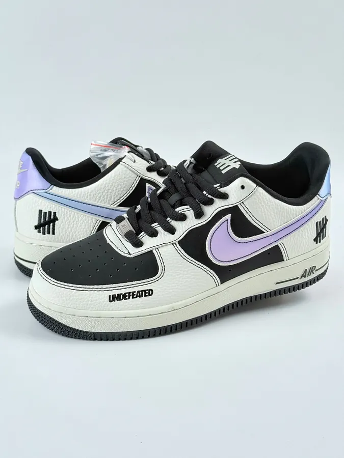Nike Air Force 1 Low 07 x UNDEFEATED White Black Purple