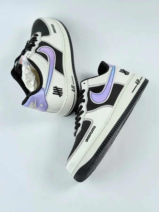 Nike Air Force 1 Low 07 x UNDEFEATED White Black Purple