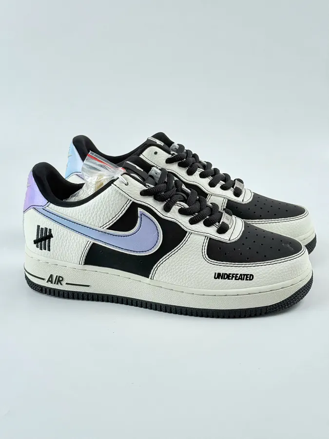 Nike Air Force 1 Low 07 x UNDEFEATED White Black Purple
