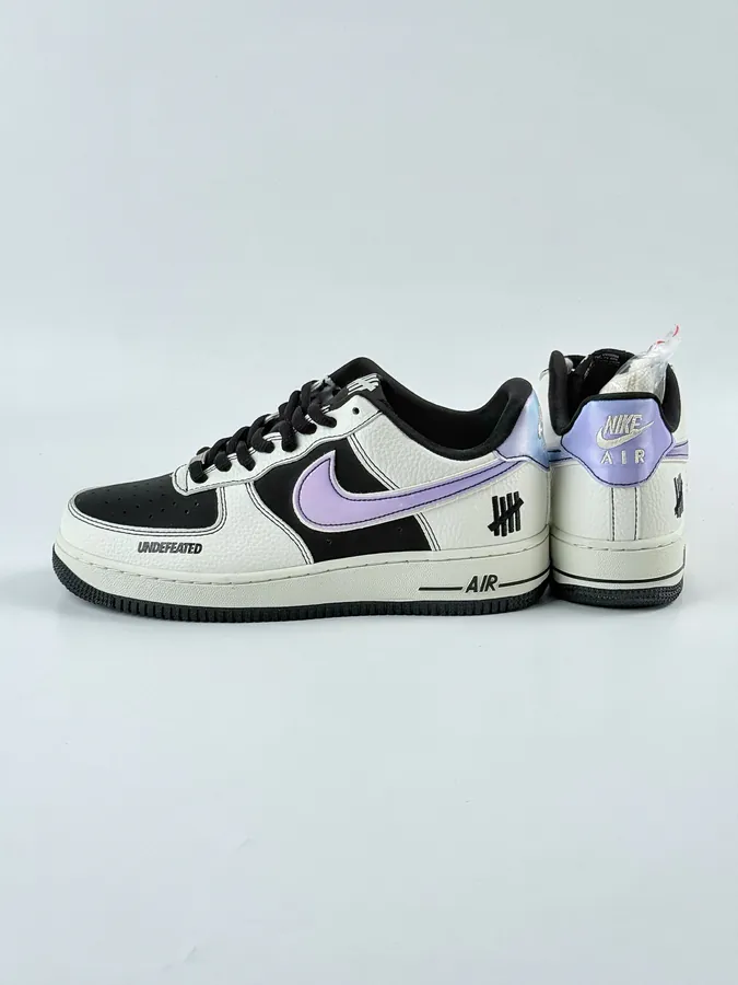 Nike Air Force 1 Low 07 x UNDEFEATED White Black Purple