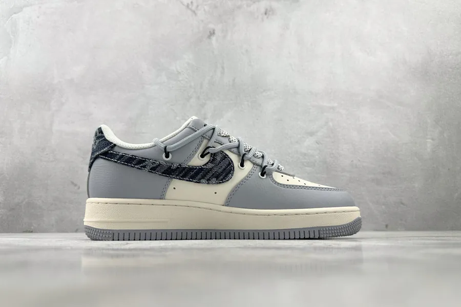 Nike Air Force 107 LV Collaboration Gray Blue White
