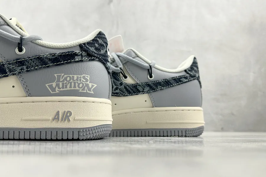 Nike Air Force 107 LV Collaboration Gray Blue White