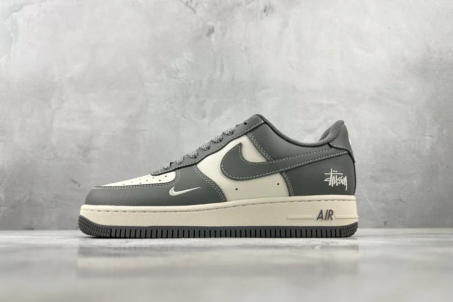Nike Air Force 107 Stussy Collaboration Grey White