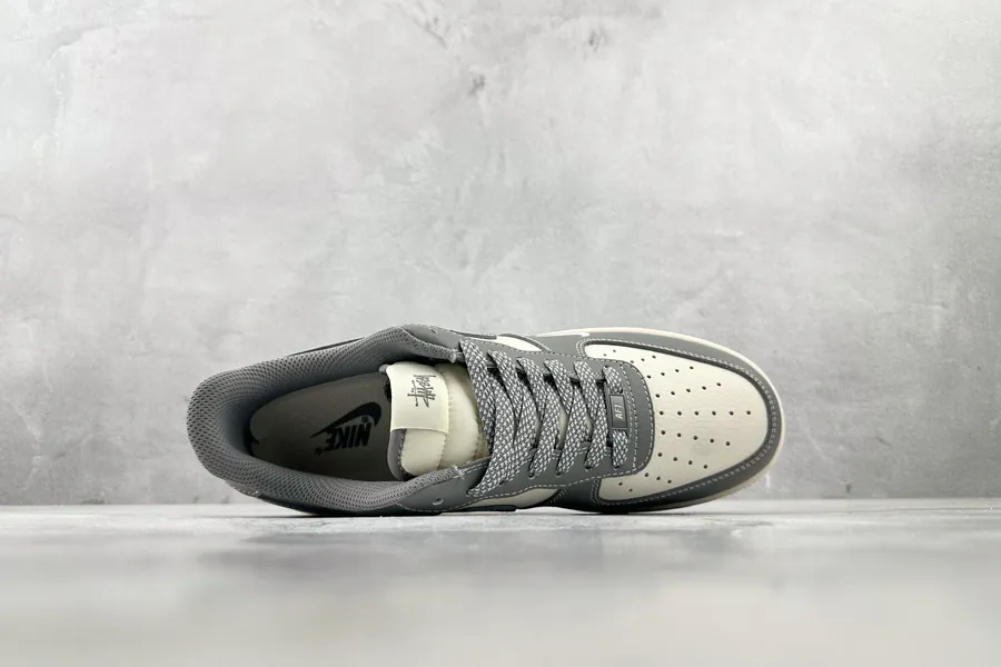 Nike Air Force 107 Stussy Collaboration Grey White