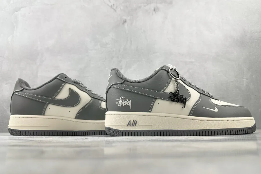 Nike Air Force 107 Stussy Collaboration Grey White