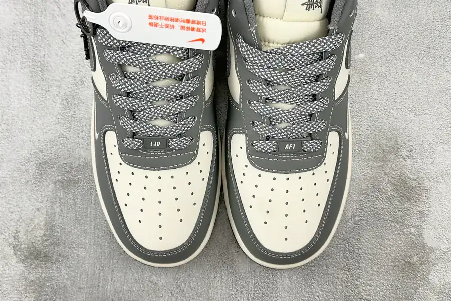 Nike Air Force 107 Stussy Collaboration Grey White