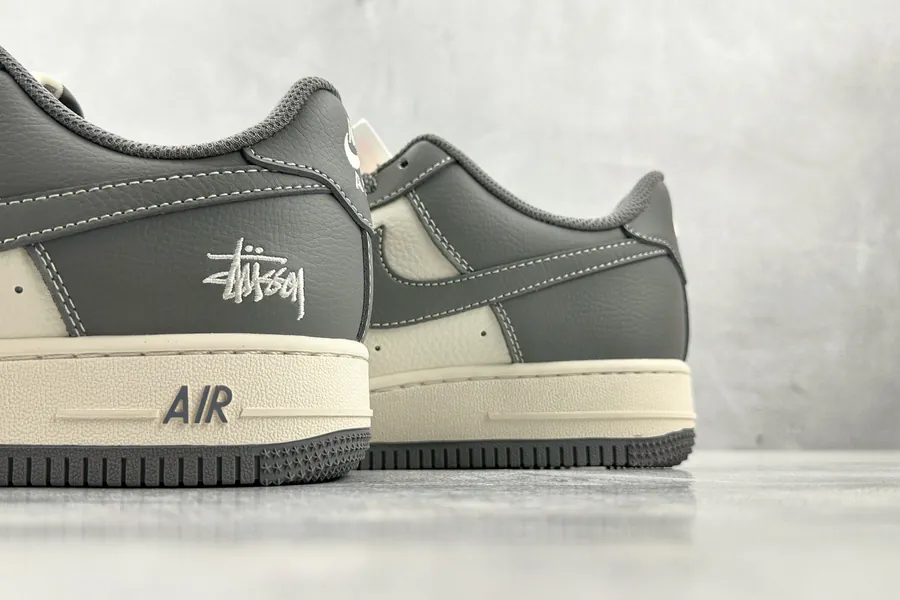 Nike Air Force 107 Stussy Collaboration Grey White