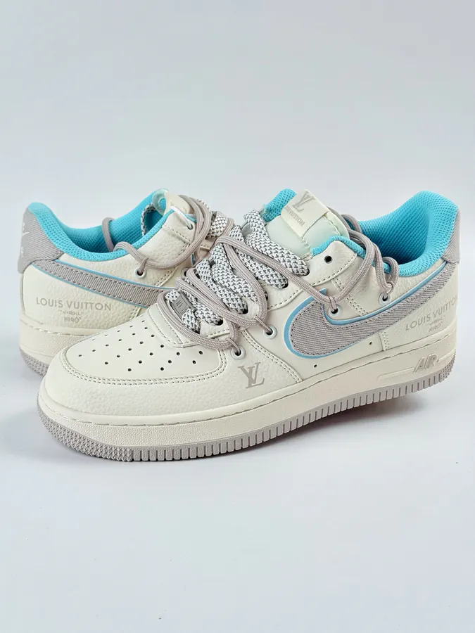 Nike Air Force 1 Low 07 x Louis Vuitton White Blue Starry