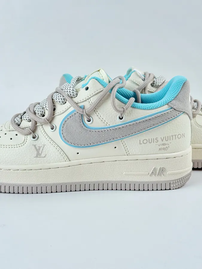 Nike Air Force 1 Low 07 x Louis Vuitton White Blue Starry
