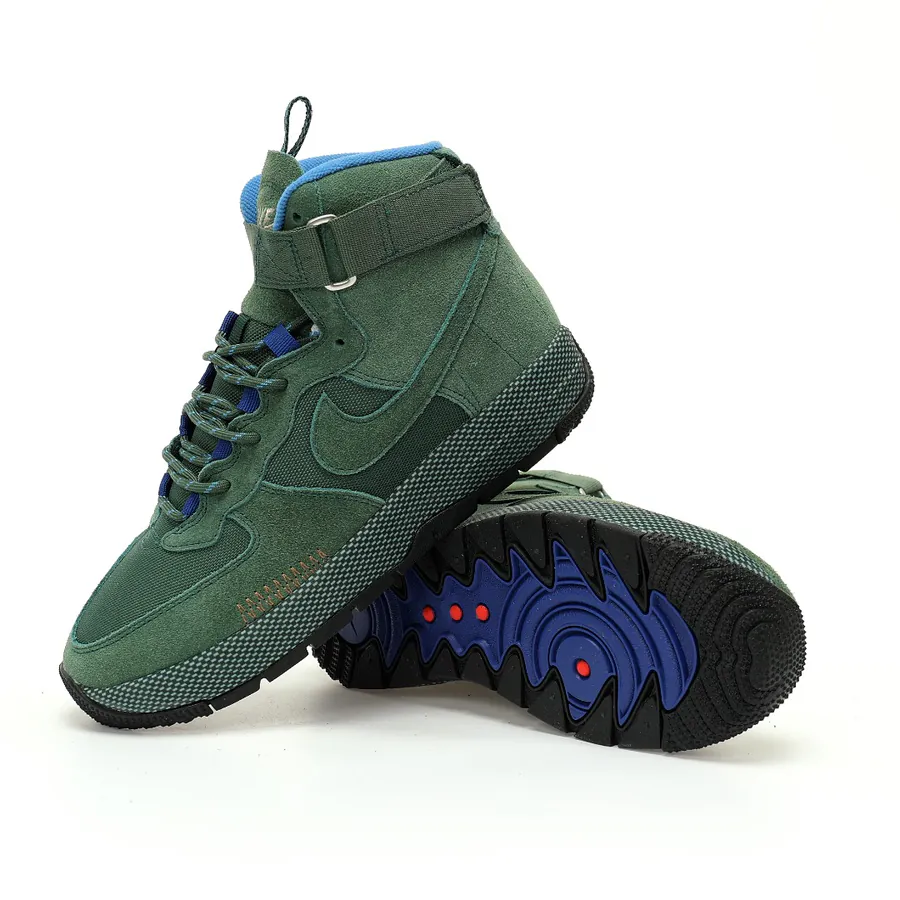 WMNS Air Force 1 Wild High Deep Green Blue Outdoor Sneaker