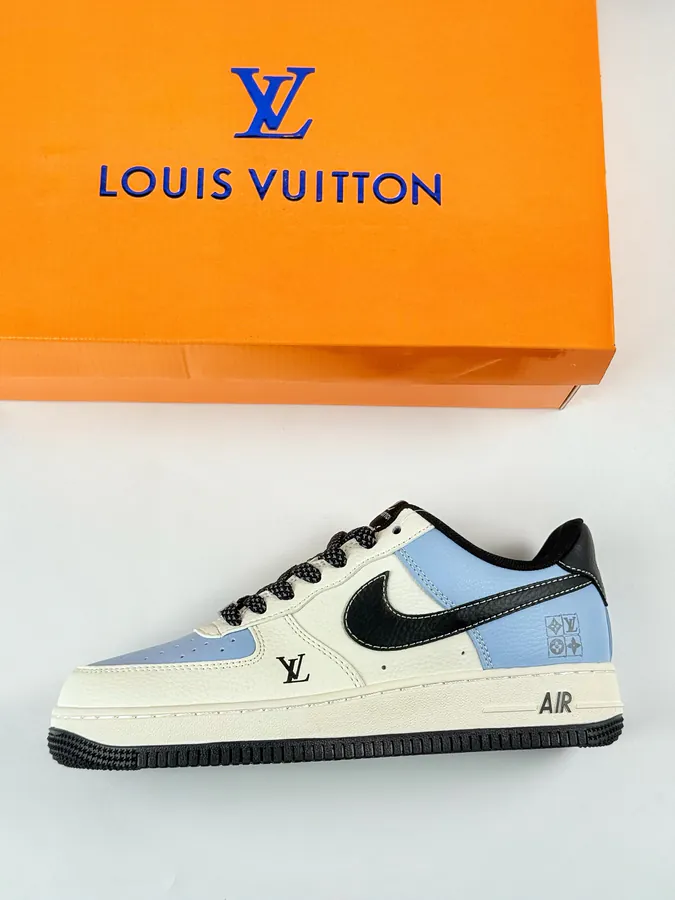 Nike Air Force 1 Low 07 x Louis Vuitton White Blue Starry