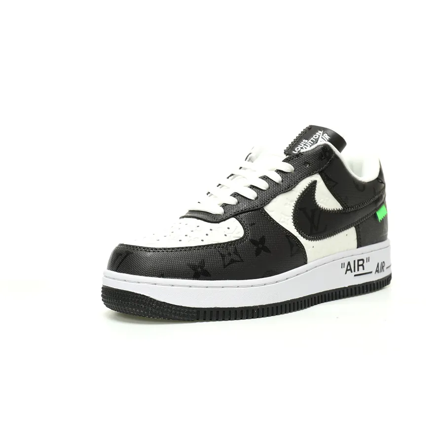 Louis Vuitton x Air Force 1 Low Dark BlackWhite Monogram