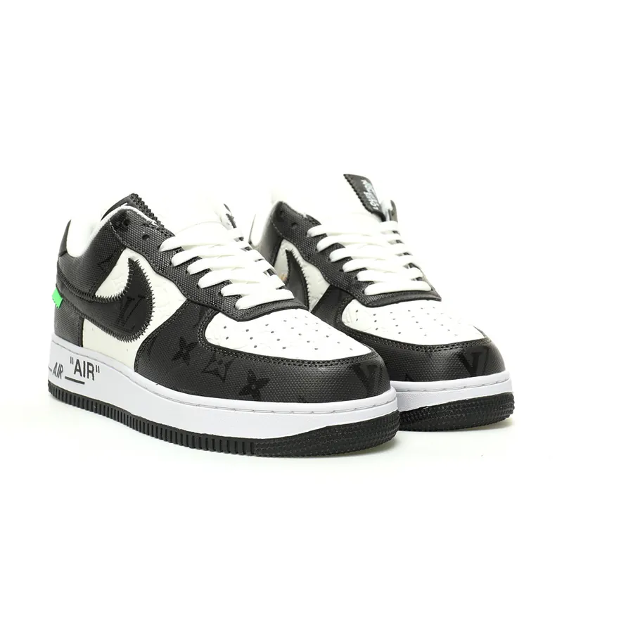 Louis Vuitton x Air Force 1 Low Dark BlackWhite Monogram