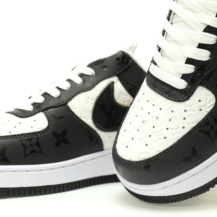Louis Vuitton x Air Force 1 Low Dark BlackWhite Monogram