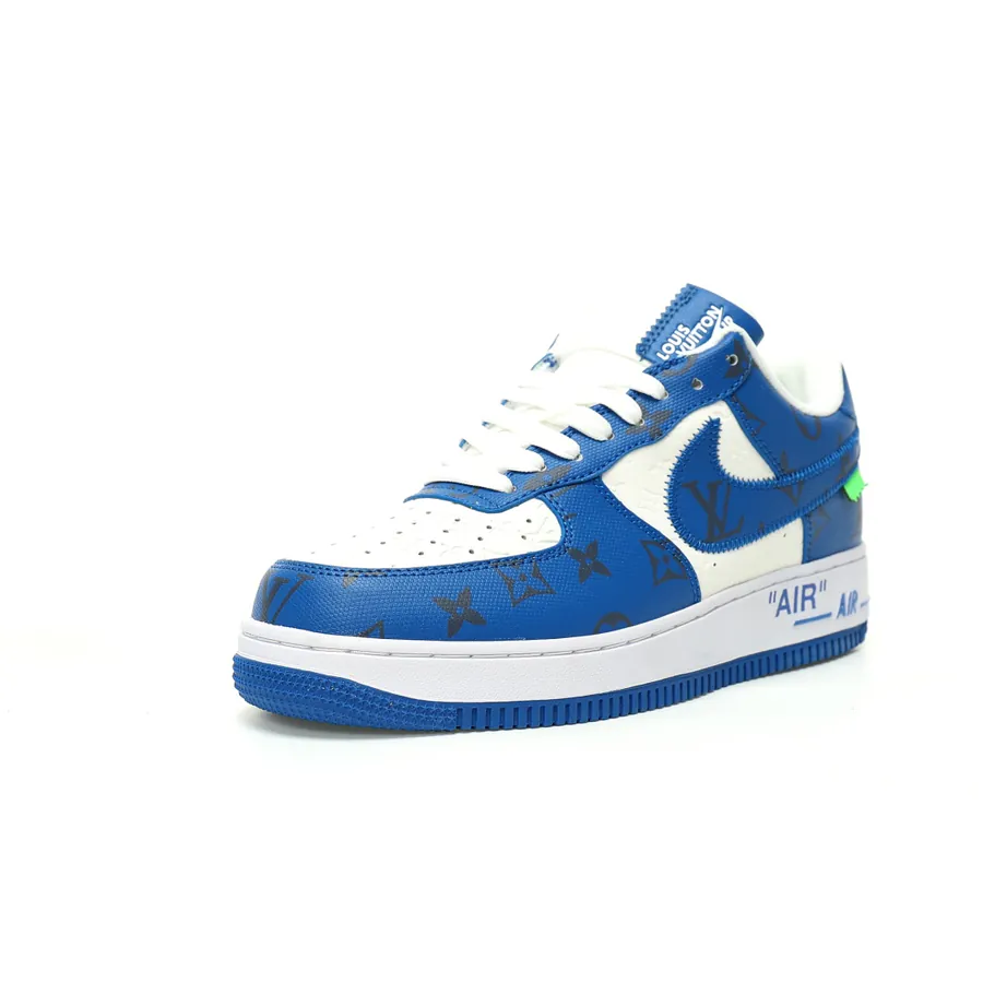 Louis Vuitton x Air Force 1 Low Royal Blue White Monogram