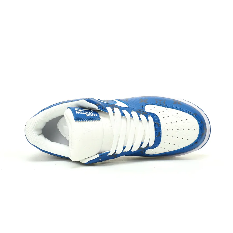 Louis Vuitton x Air Force 1 Low Royal Blue White Monogram