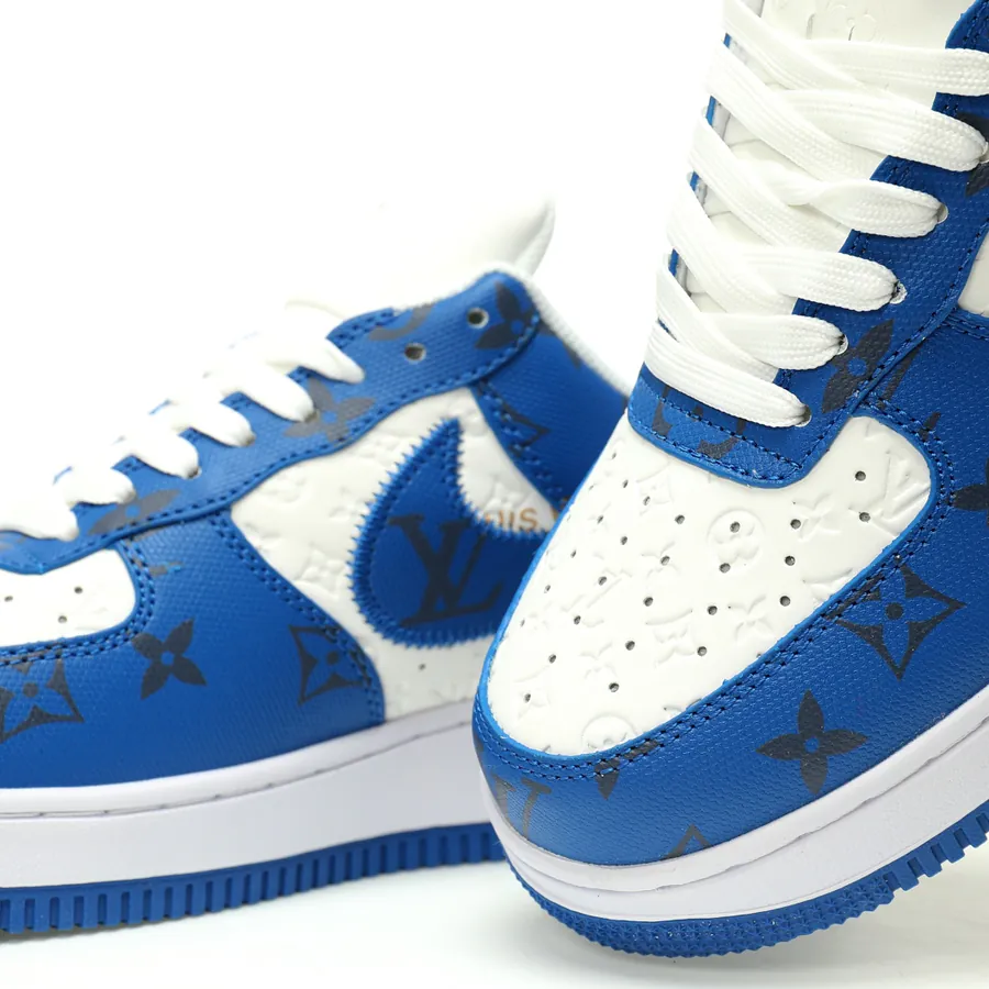 Louis Vuitton x Air Force 1 Low Royal Blue White Monogram