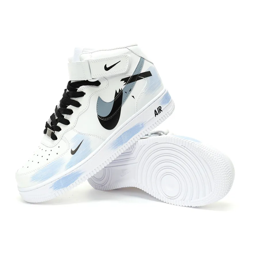 Air Force 107 Mid Creative Graffiti Custom Color