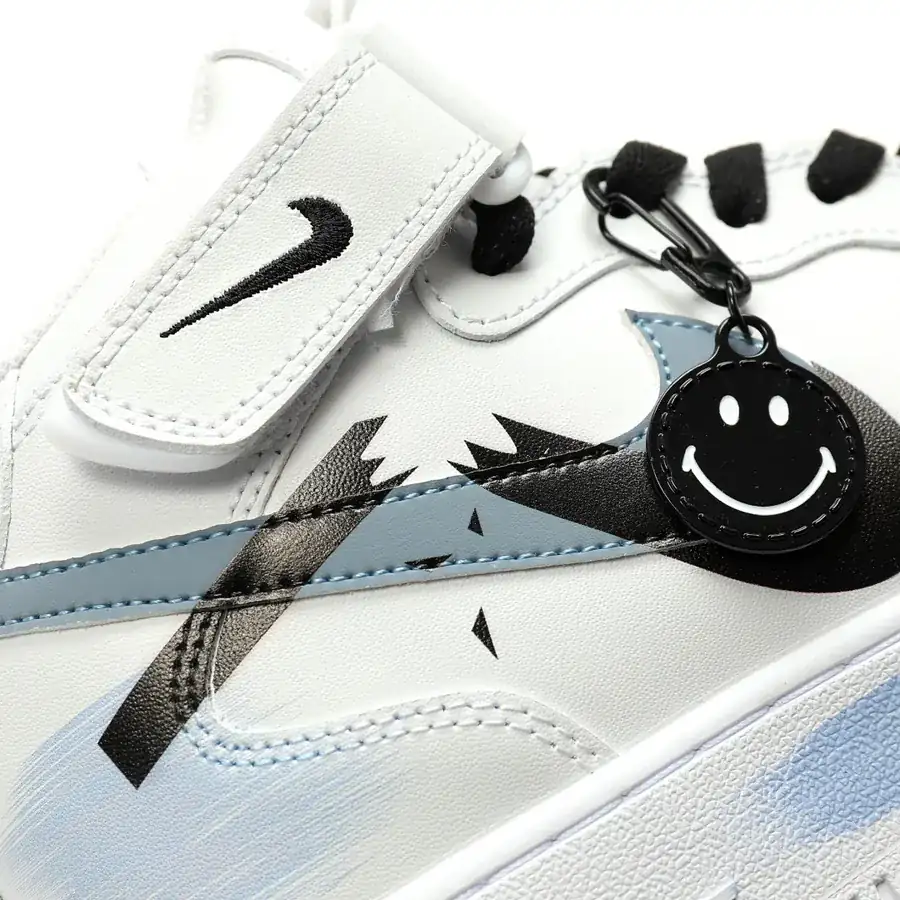 Air Force 107 Mid Creative Graffiti Custom Color
