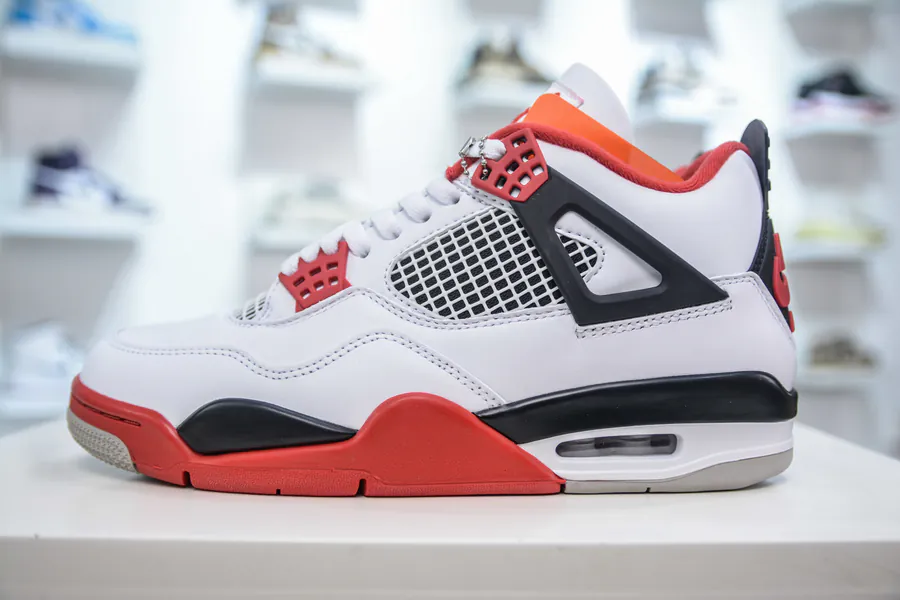 OG Original Air Jordan 4 Retro Fire Red