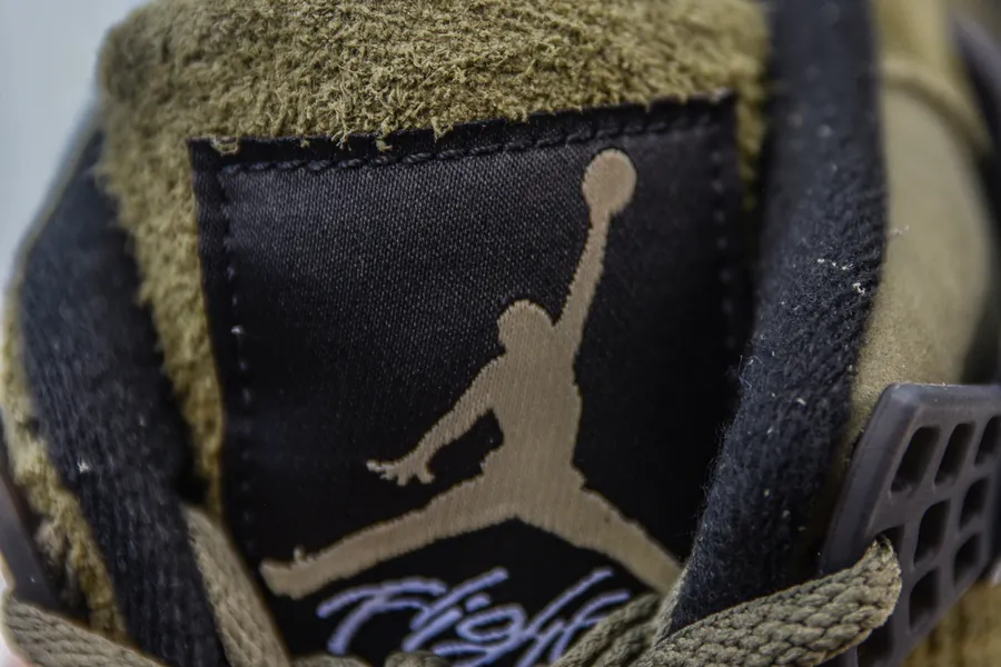 Air Jordan AJ4 Olive Authentic Military Green