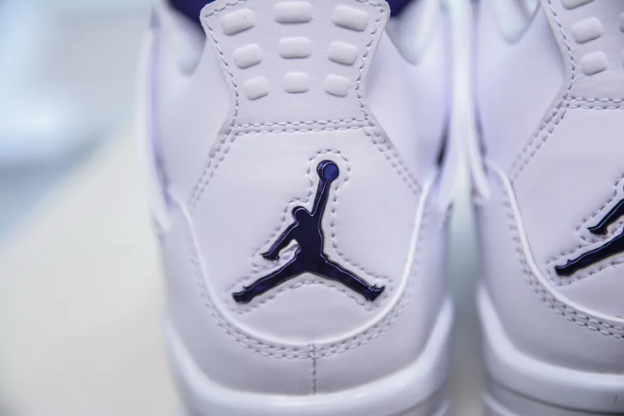 OG Original Air Jordan AJ4 Retro in White and Purple