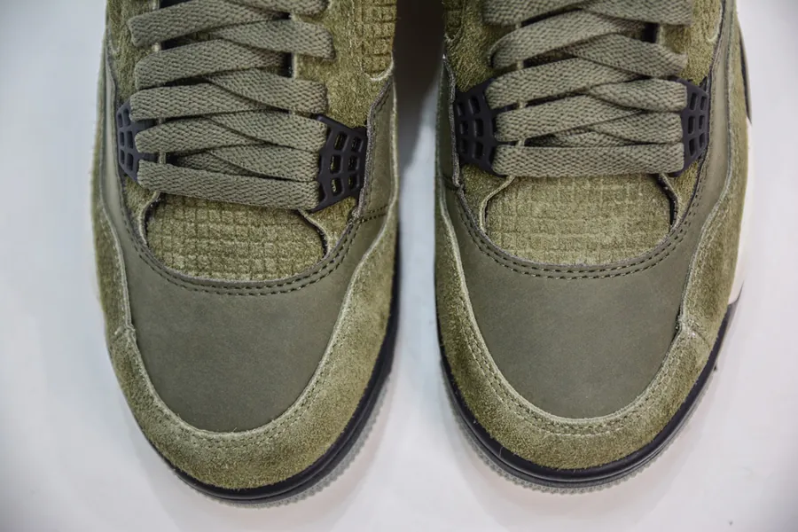 Air Jordan AJ4 Olive Exclusive Development, Authentic Materials