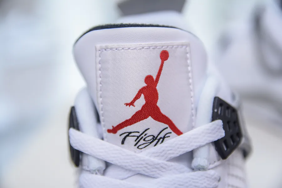 OG Pure Original Air Jordan 4 Retro OG White Cement