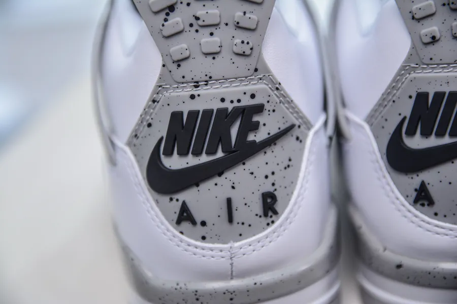 OG Pure Original Air Jordan 4 Retro OG White Cement