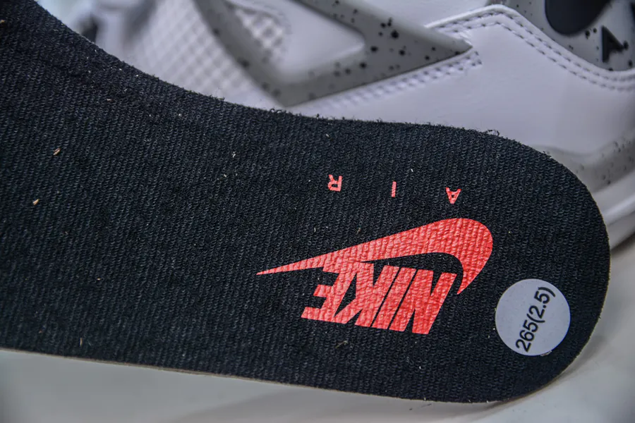 OG Pure Original Air Jordan 4 Retro OG White Cement