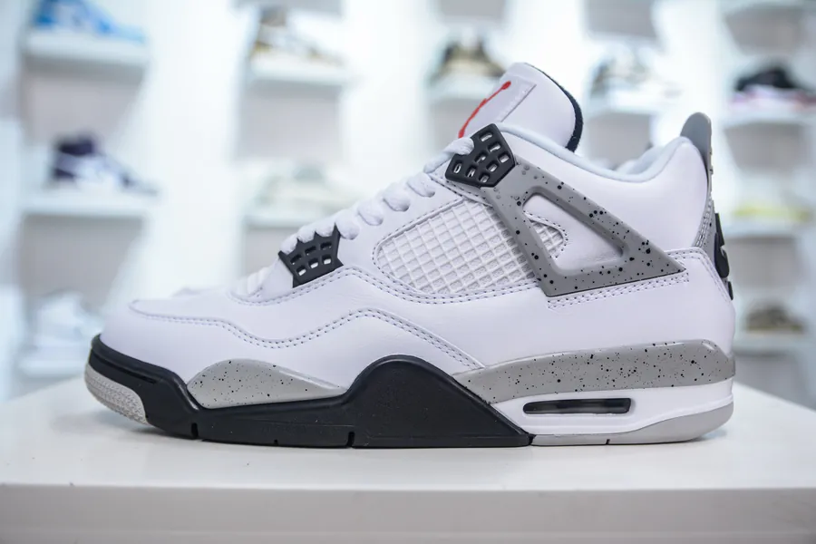 OG Pure Original Air Jordan 4 Retro OG 'White Cement' Bucket Bag