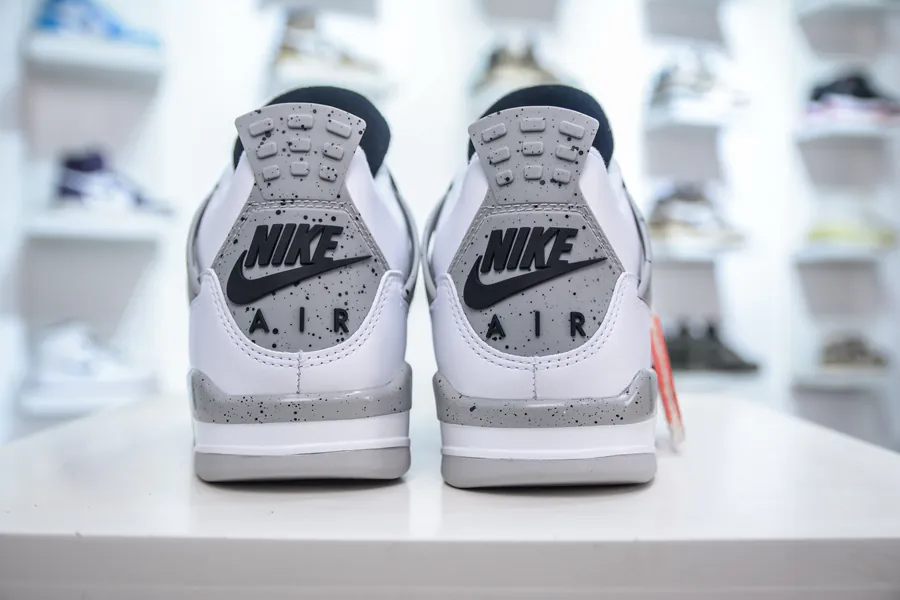 OG Pure Original Air Jordan 4 Retro OG 'White Cement' Bucket Bag