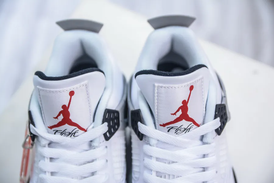 OG Pure Original Air Jordan 4 Retro OG 'White Cement' Bucket Bag